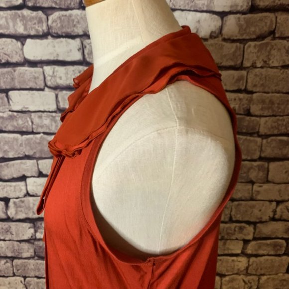 Simply Vera Vera Wang Brick Red Top Size Large - Picture 5 of 9